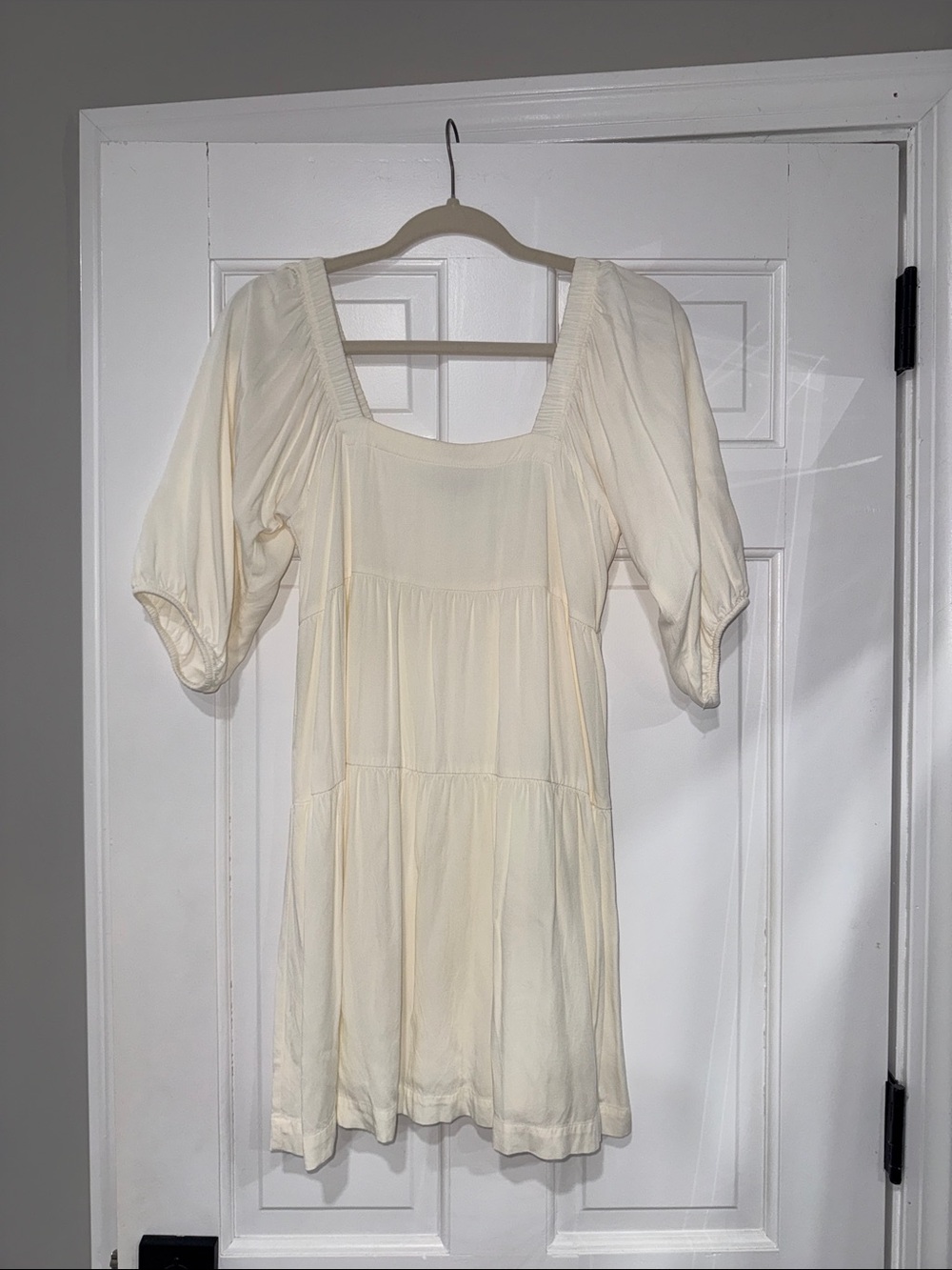Shinestar Cream Mini Dress